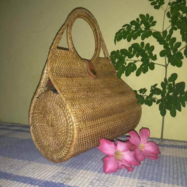 TAS ROTAN JINJING UNIK BALI LOMBOK - EXPORT QUALITY