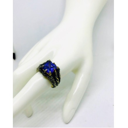 Cincin pria model cakar cincin pria perak bakar cincin permata cincin ethnik