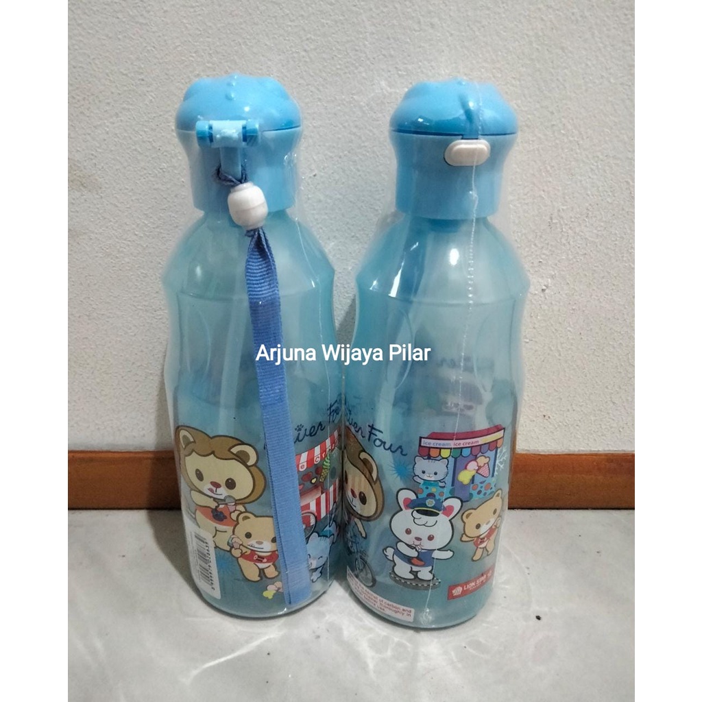 Botol Plastik Sedotan Tynnos Bottle 450ml NN-61 Lion Star Tempat Minum Air Putih Botol Susu Balita +Bubblewrap