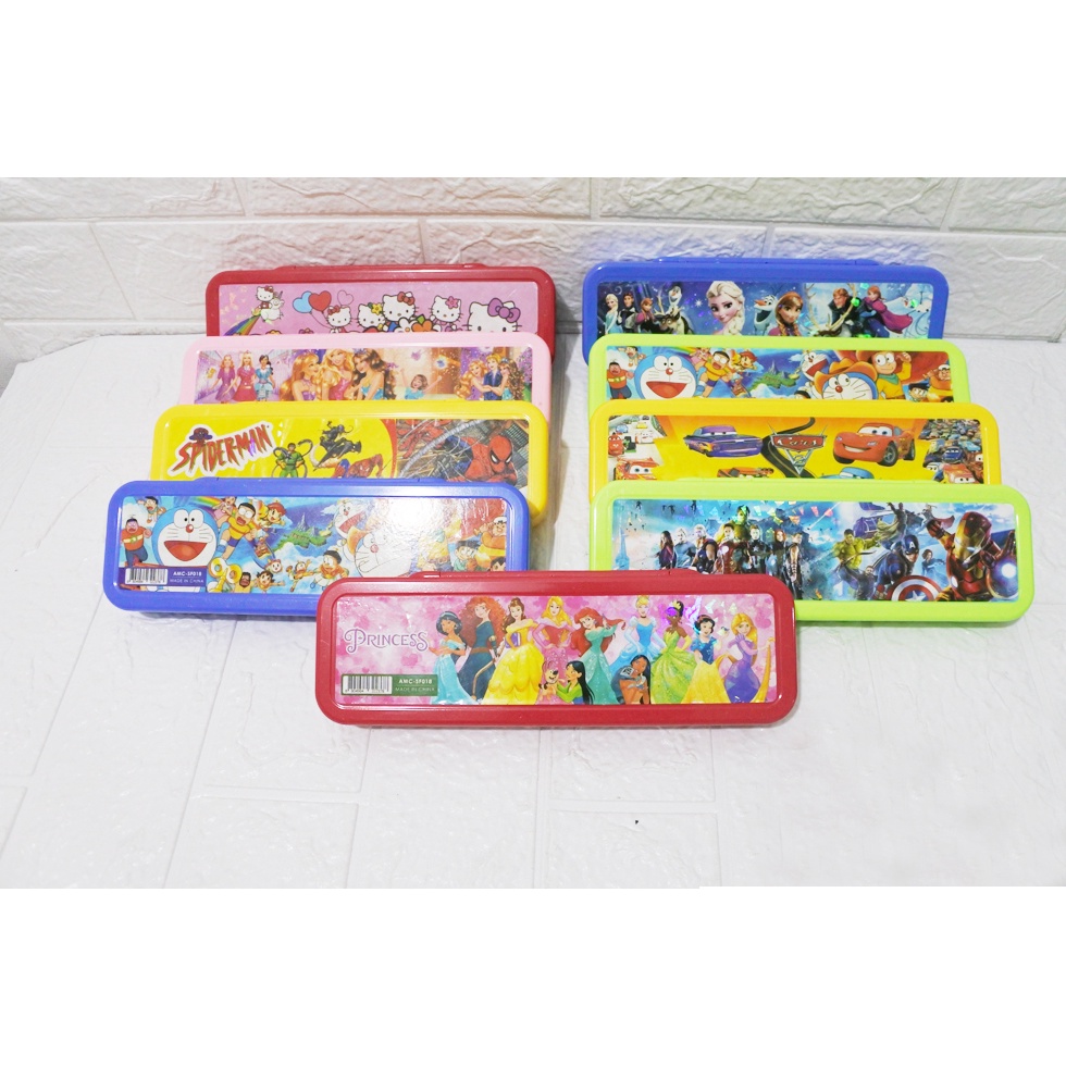 

Kotak Pensil Plastik AMC-SF018 / Pencil Case/Tempat Pensil Set