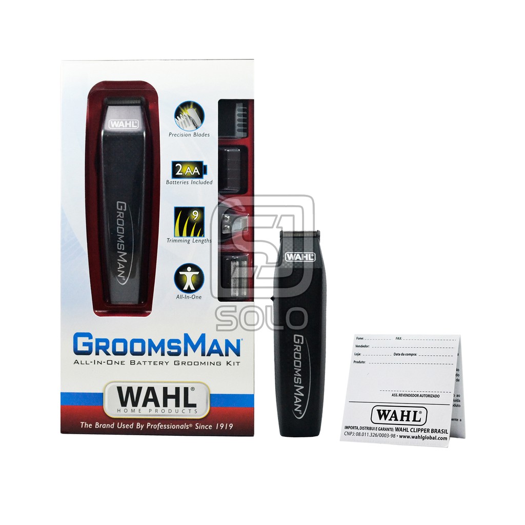 Alat Mesin Cukur Kumis Jenggot Elektric Wahl Groomsman KIT All in one