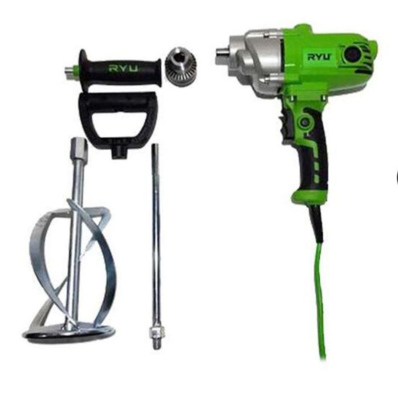 BOR MIXER RYU / RYU ELECTRIC DRILL MIXER 16 MM - BOR MIXER PENGADUK CAT ELEKTRIK RED 16 RE