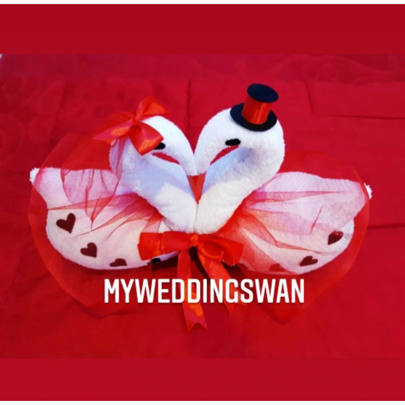 Handuk Angsa Pernikahan/Wedding Swan Sangjit