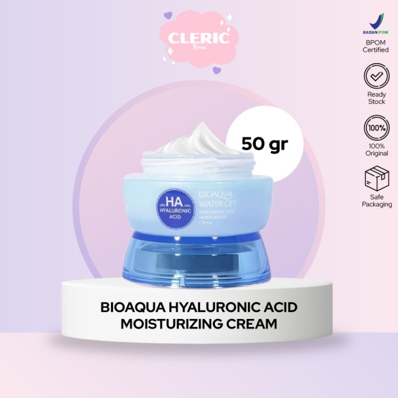 BIOAQUA HYALURONIC ACID MOISTURIZING DAY AND NIGHT CREAM PAGI MALAM