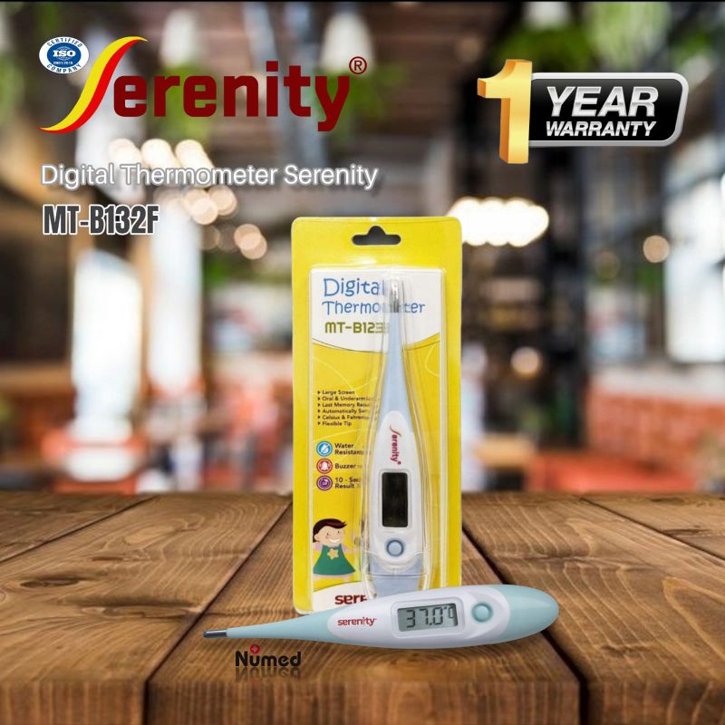 Thermometer Digital Flexible Original Serenity MT-B132F / Termometer Ketiak Serenity B132 F