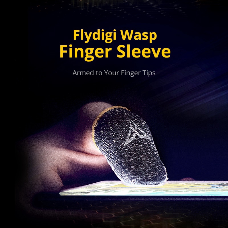 Flydigi Wasp Feelers 2 Finger Sleeve Sweat-Proof Finger Cover mobile phone tablet PUBG Game Touch Screen Thumb