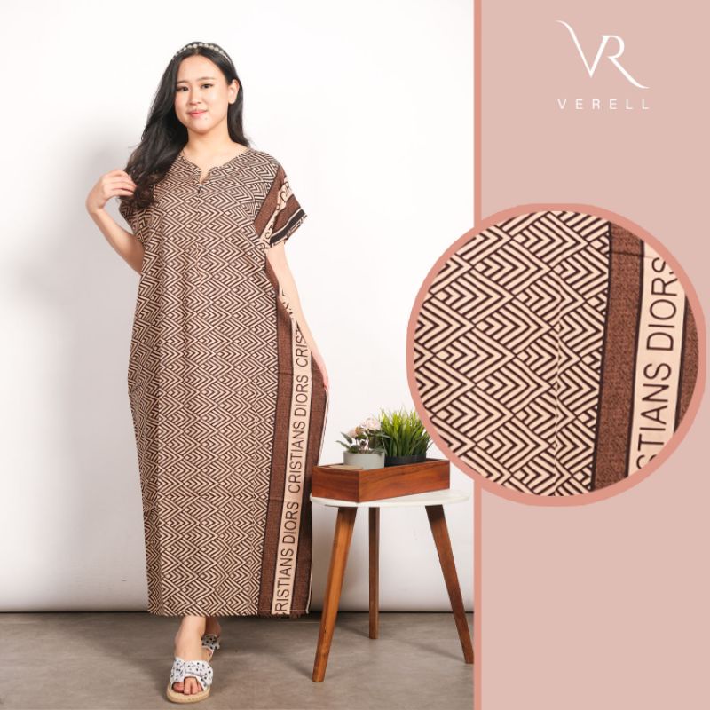 Daster busui bali habel rayon premium panjang semata kaki resleting-B13