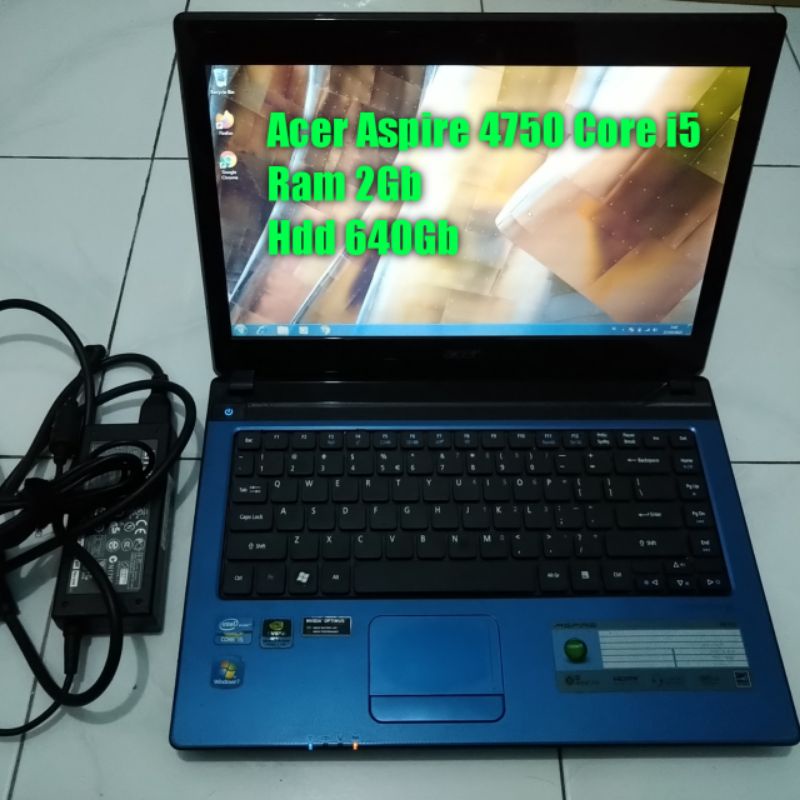 Laptop Acer Aspire 4750 Core i5 (second)