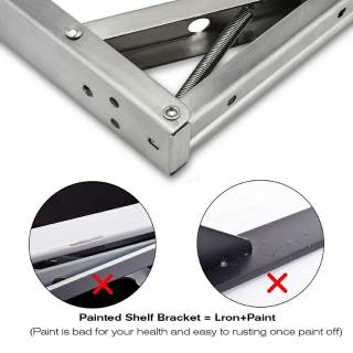 Braket DIY Bracket  Engsel Meja  Rak Lipat  Folding Stainless 