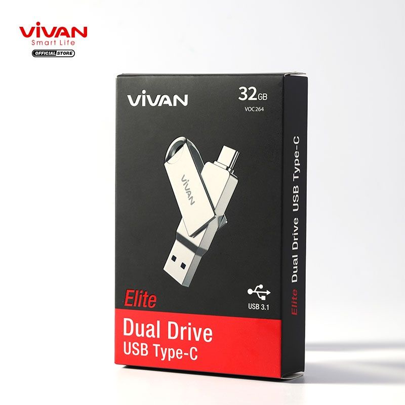 Vivan Flashdisk OTG Interface Type-C &amp; USB 3.1