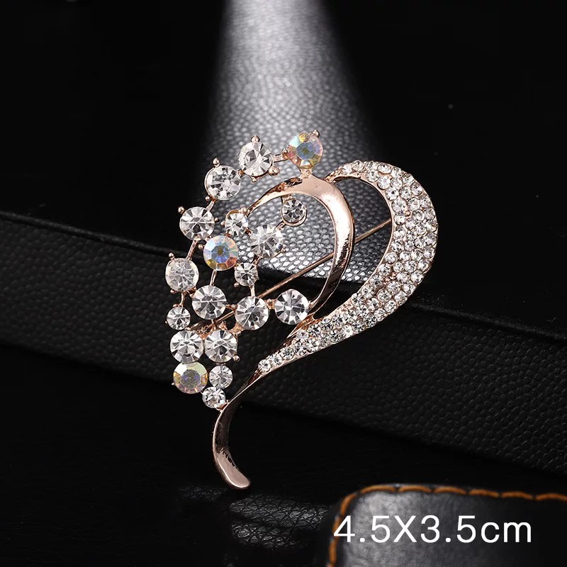 Baru Kreatif Mutiara Pin Bros Berlian Imitasi Bros Elegan Cukup Gaya Bros Mutiara Bros-38#