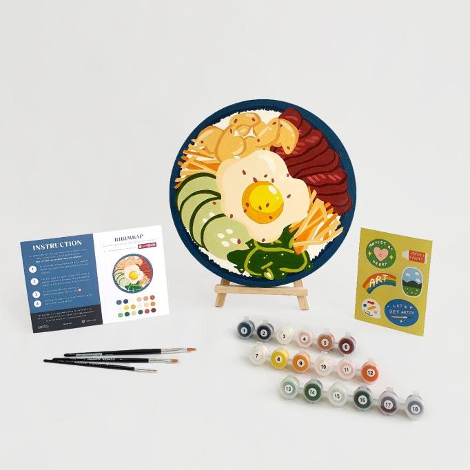 

Promo Awal tahun DIY Paint By Number Kit : Bibimbap (Round Canvas) Promo Awal tahun