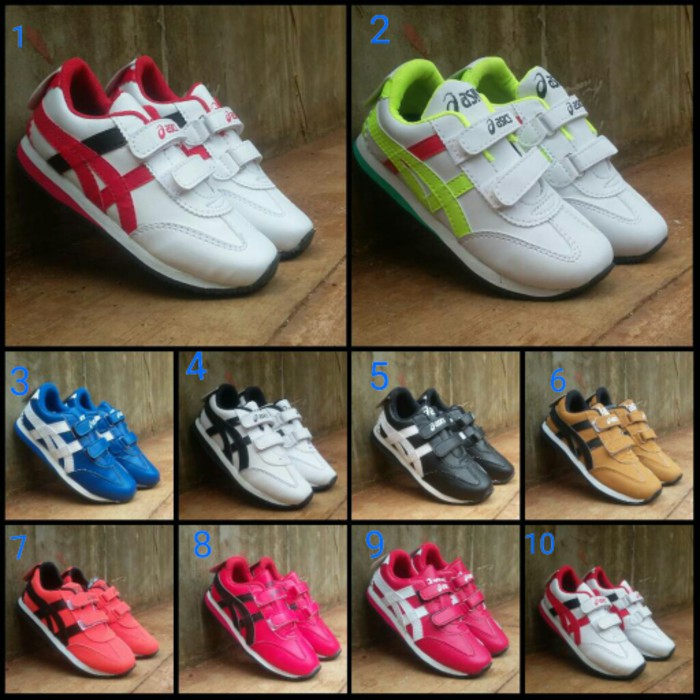 OBRAL SEPATU ASICS ONITSUKA KIDS ANAK UNISEX GRADE ORIGINAL turun harga 23 8