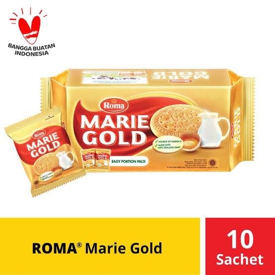 

Roma Marie Gold 240 gr Termurah Biskuit Roti Mari susu