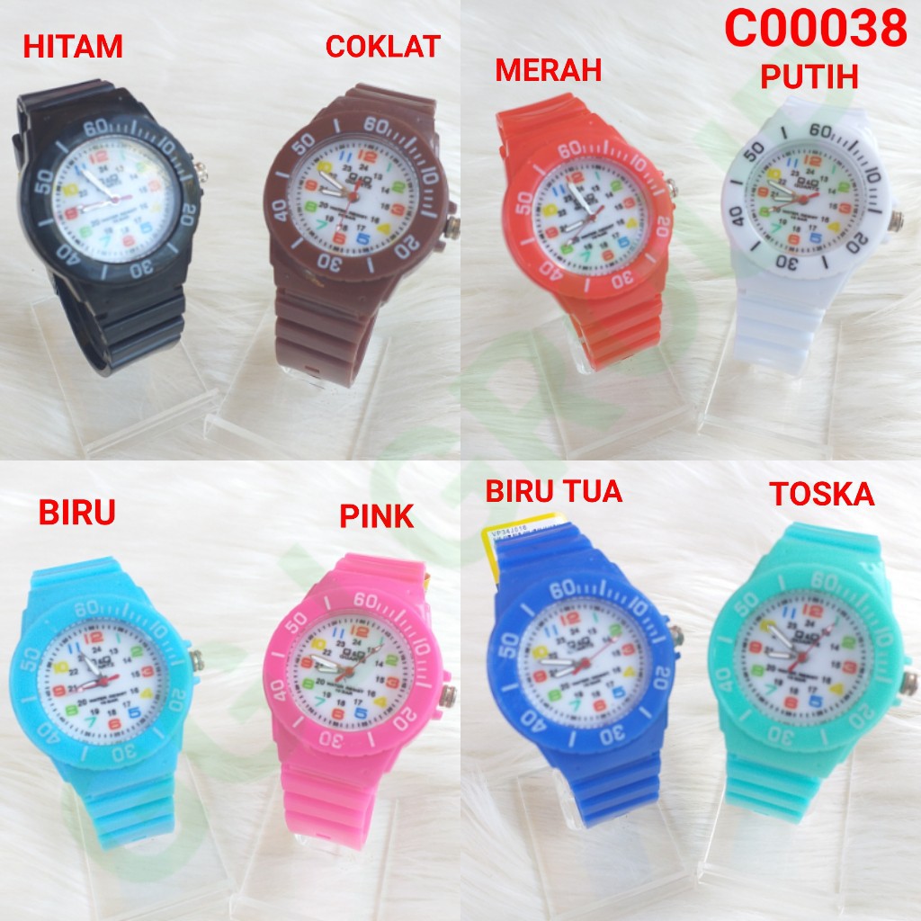 C ( C38 ) JAM TANGAN DEWASA WATER RESISTANT 3 ATM / TAHAN AIR