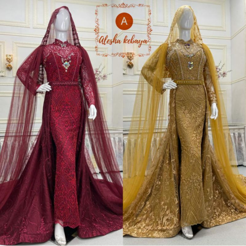 Gaun pengantin slim full payet/wedding dress