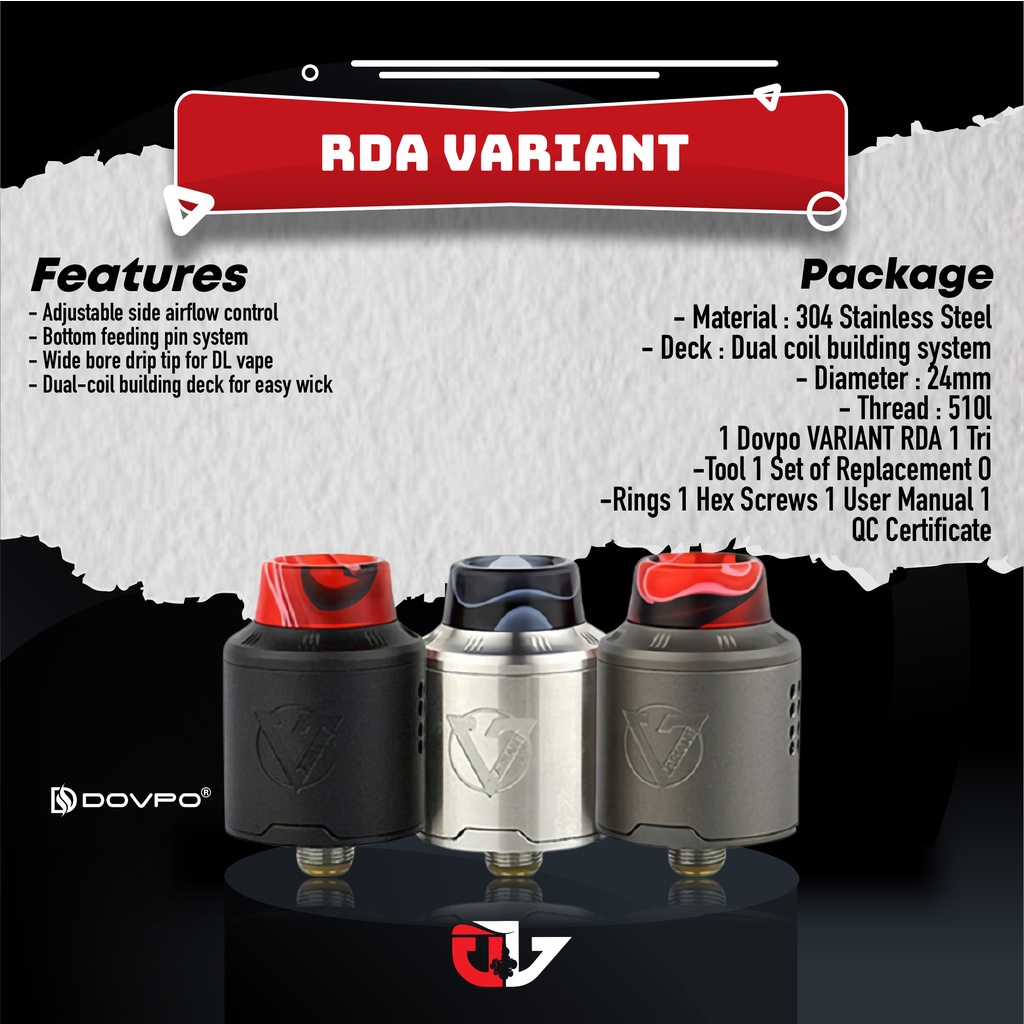 VARIANT RDA 24MM BY DOVPO - AUTHENTIC