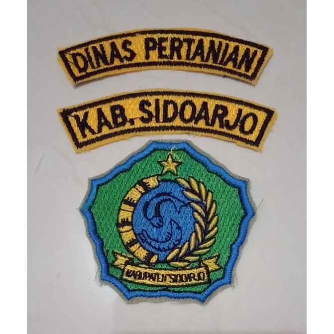 BET BORDIR LOGO PEMKAB KABUPATEN SIDOARJO