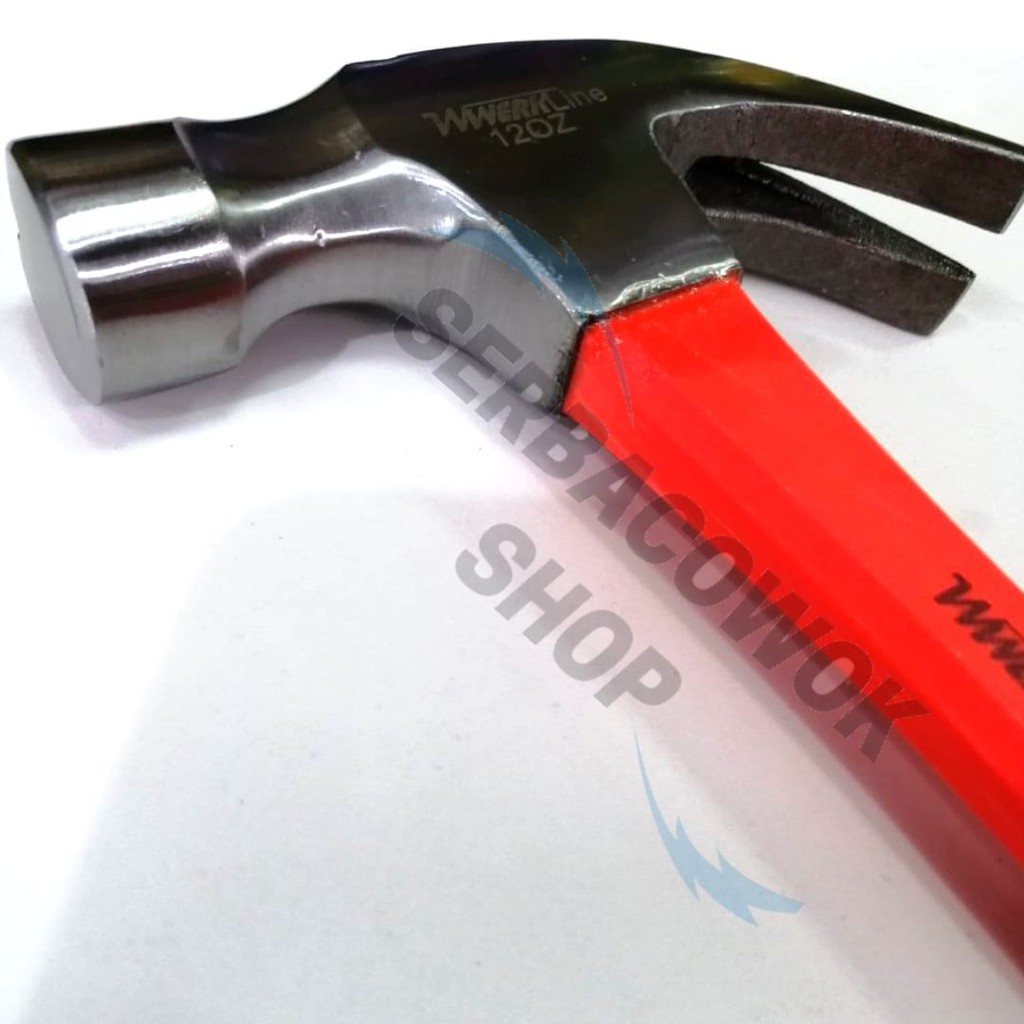 Promo Palu Kambing Martil Claw Hammer 12 Oz Gg Fiber Werkline Termurah Berkualitas