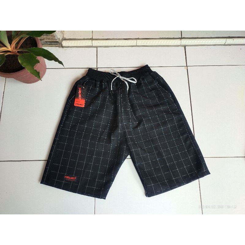 Celana Tartan Pendek Pria Motif Kotak-Kotak  | Celana Pendek Pria Premium