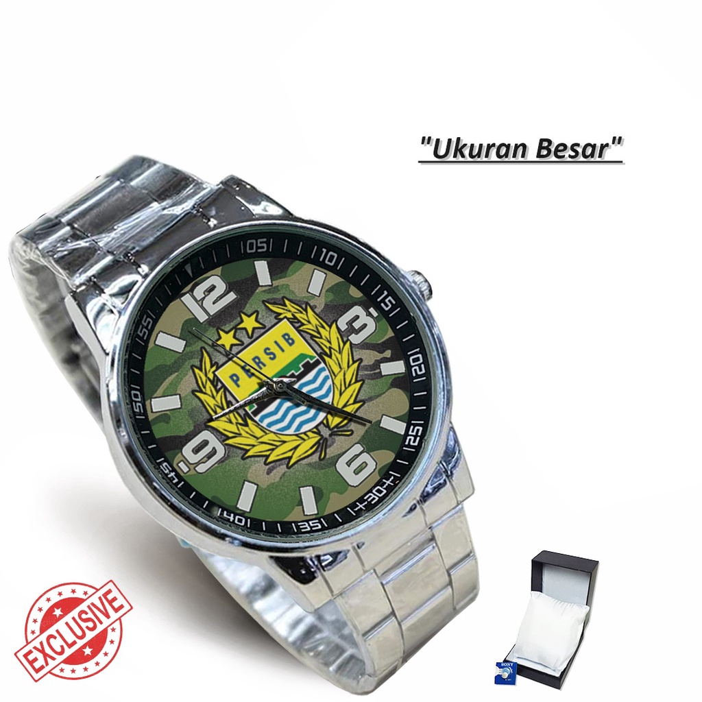 Jam Tangan Rantai Couple PERSIB - 2 (Keren)