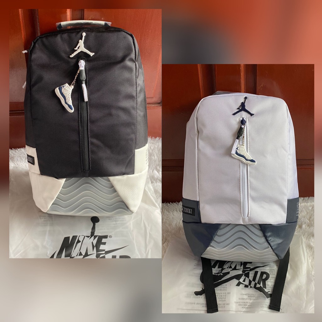JORDAN BAGPACK + KEY CHAIN AJ 11/ TAS PUNGGUNG PRIA/  TAS JORDAN
