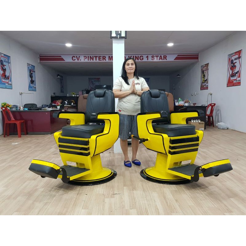 Kursi barbershop / Kursi pangkas Pintermend tipe PM 1000 B
