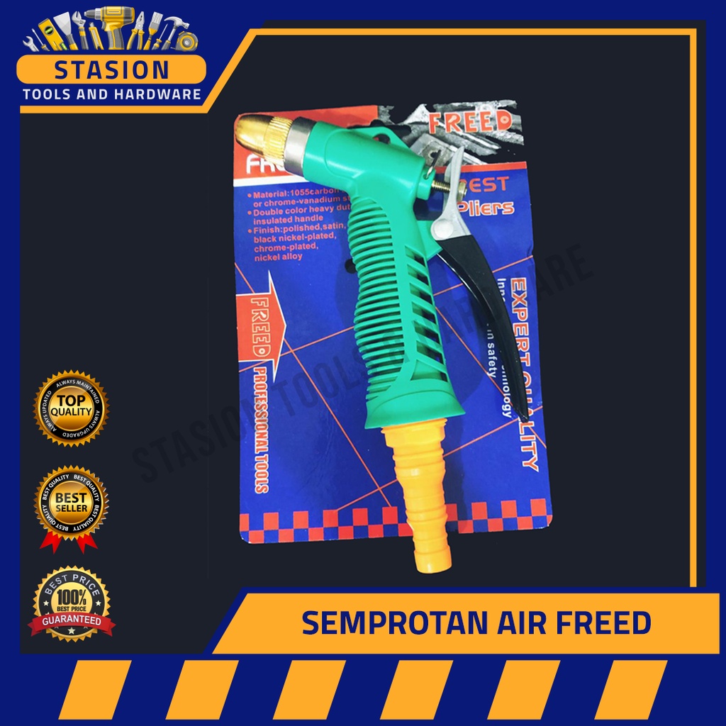 Semprotan Air Hijau FREED- Hose Nozzle Water Gun Spray