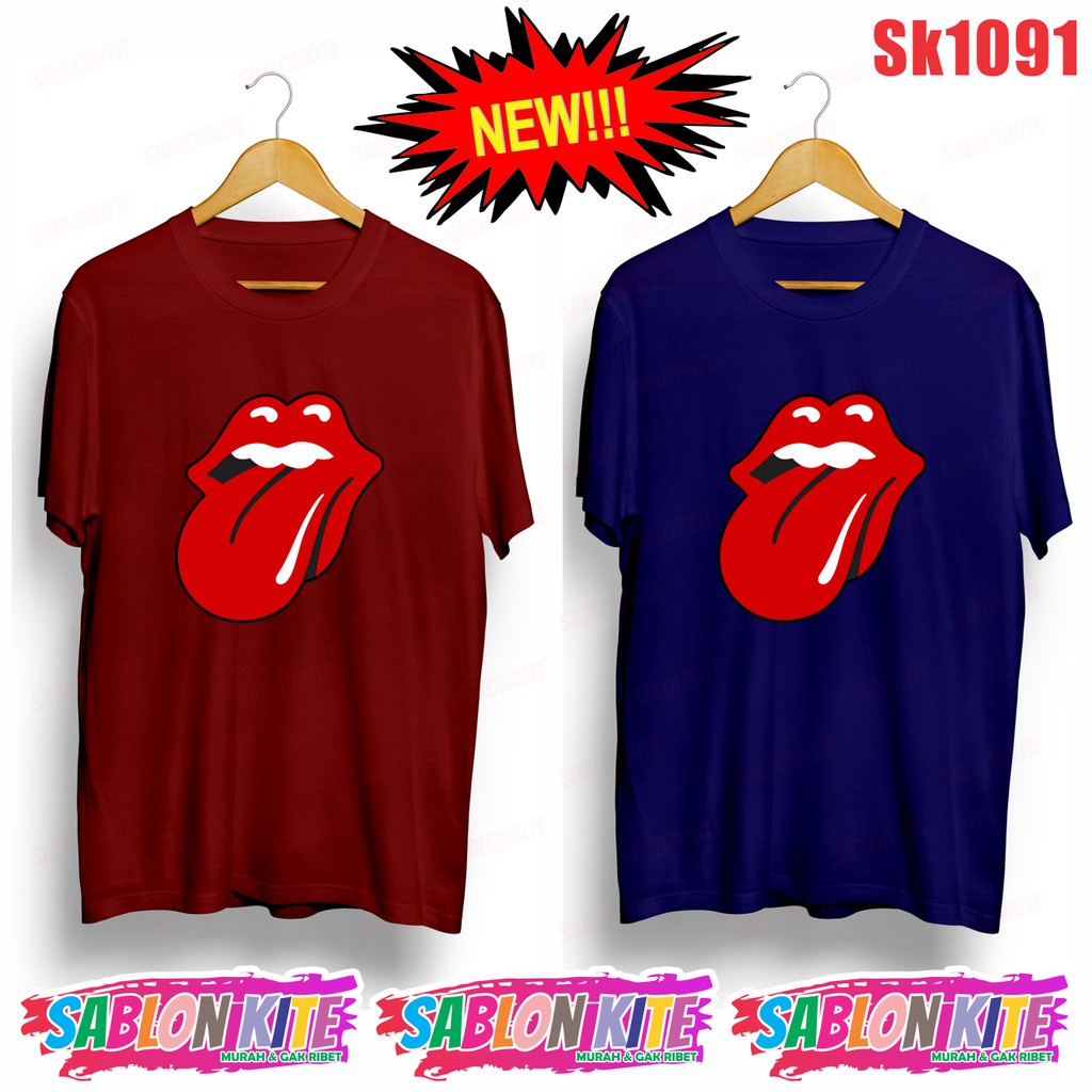 MURAH!!! KAOS TAY TAWAN ROLLING SK1091 UNISEX COMBED 30S