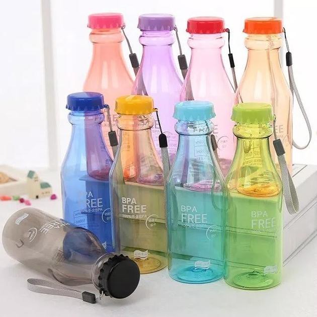 READY STOCK!! BOTOL MINUM AIR SODA BPA FREE ANTI TUMPAH [BOTTLE SODA] WARNA WARNI IMPORT