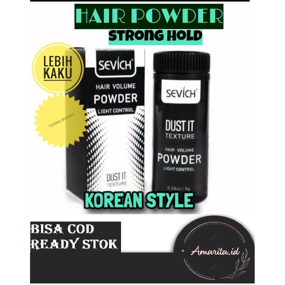 Jual BISA COD - SEVICH HAIR POWDER FLUFFY THIN MENINGKATKAN VOLUME RAMBUT /  HAIR STYLING | Shopee Indonesia