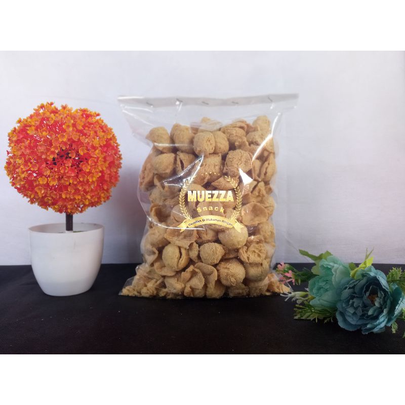 

Keripik/Keipik Tahu Bulat Walik Craspy 500 Gram Termurah Snack Kiloan/Makanan Instan/Kue Kering/Cemilan Termurah