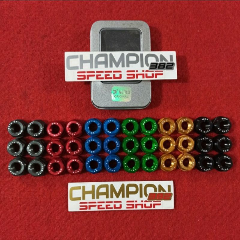 Mur Gear Gir Nuts Sprocket Aluminium M10 WR3 ZX25R ZX-25R ZX25RR ZX-25RR ZX4R ZX4RR ZX-4R ZX-4RR New