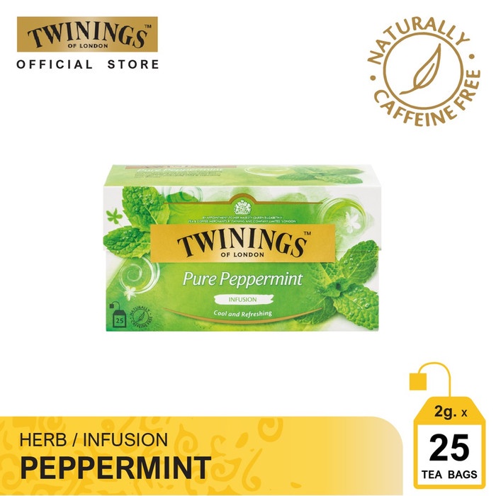 

B062 Twinings Teh Celup Pure Peppermint 25X2Gr g054S