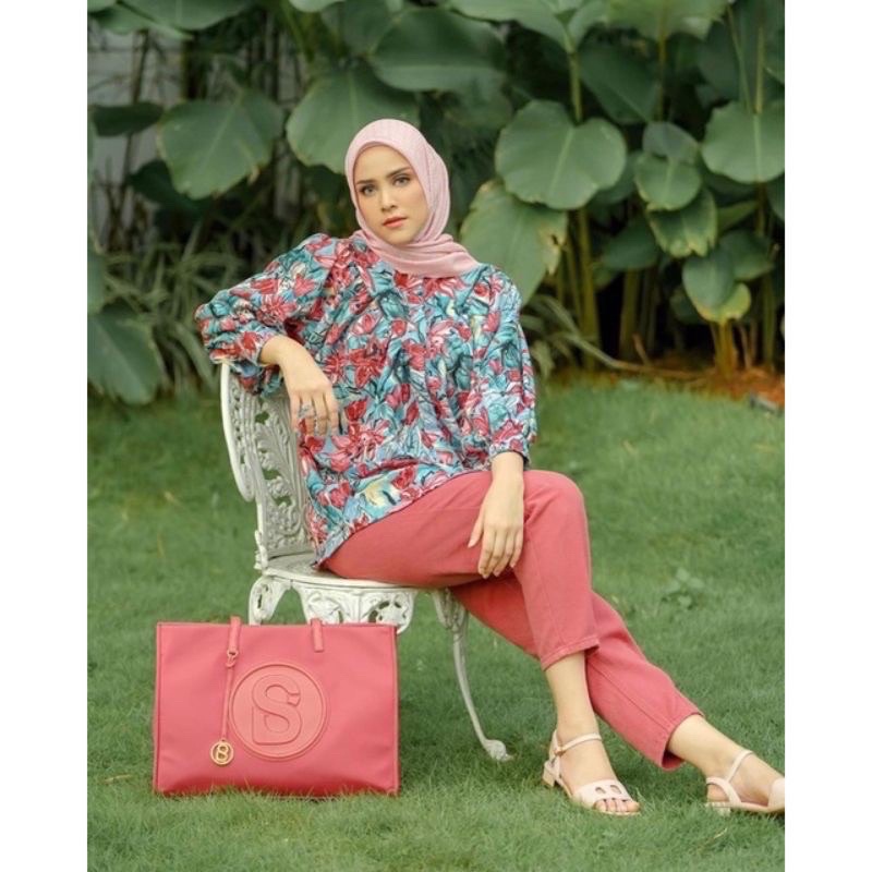 AALIYA NYLON TOTE BAG BUTTONSCARVES