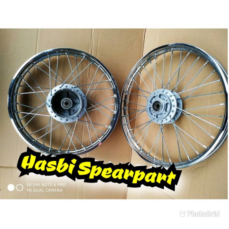 velg DEPAN belakang ORIGINAL COPOTAN SUPRA X LAMA SUPRA FIT