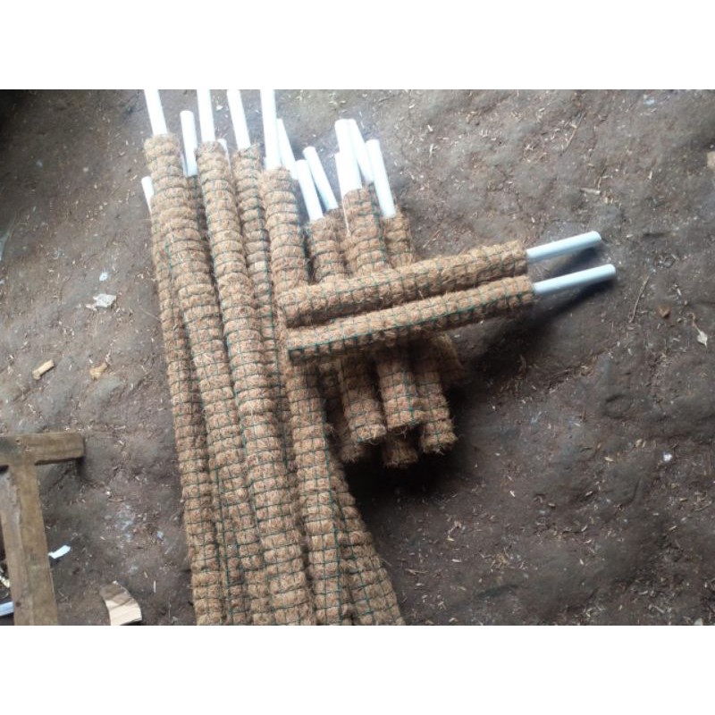 Turus sabut kelapa / turus tanaman rambat 30 cm
