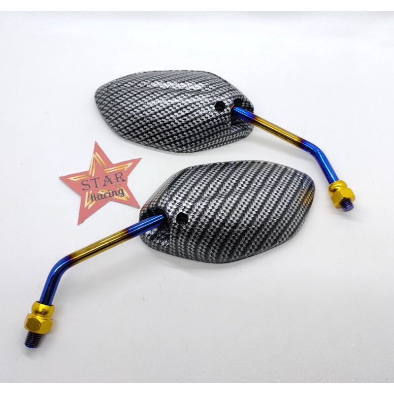 spion karbon beat twotone honda tangkai pendek universal honda