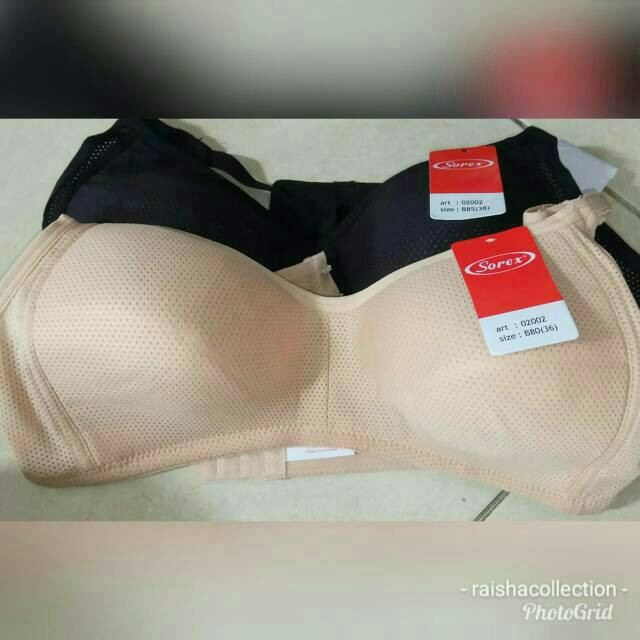 RC BRA/BH SOREX QUICK DRY 02002 BIG CUP TANPA KAWAT BUSA TIPIS