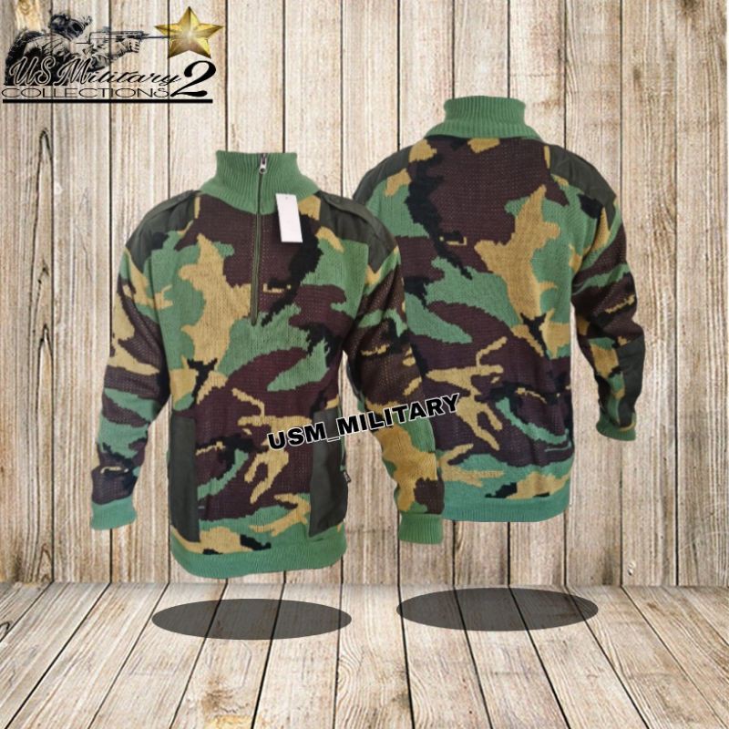 Sweater Rajut Loreng US / NATO / Sweater Rajut Pria/Wanita