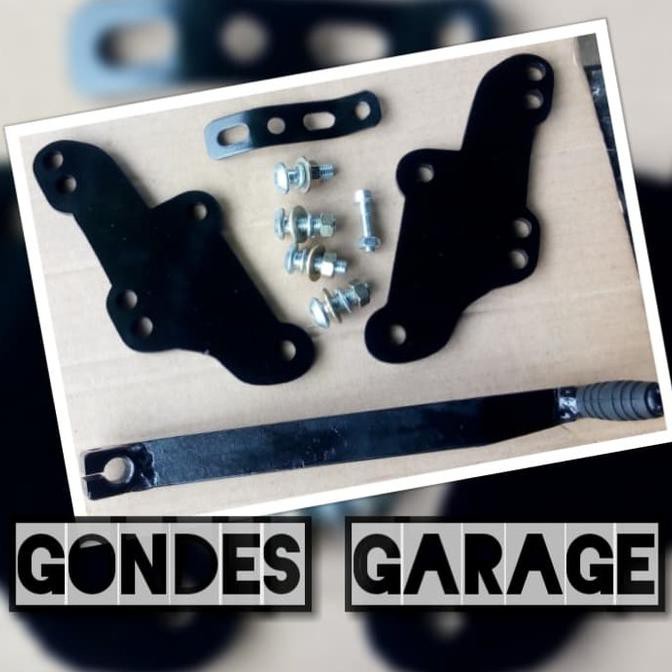 raiser peninggi footstep step cb150r rasa underbone