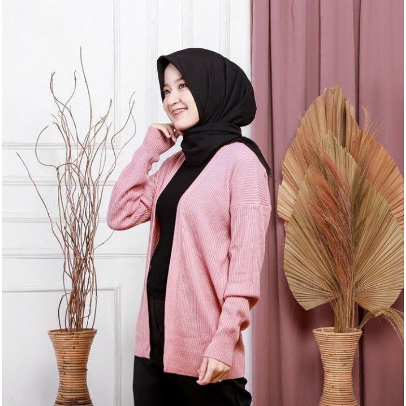 OVERSIZED CARDIGAN 12 GATE-KARDIGAN LEMBUT RAJUT MURAH UKURAN XL