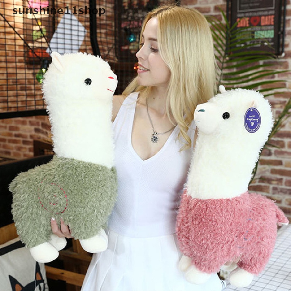 Sho Mainan Boneka Plush Llama Alpaca Kartun 28cm Untuk Bayi / Anak