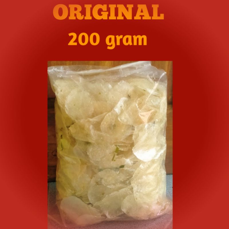 

Keripik Kaca 200gr/Kripca Original Daun Jeruk