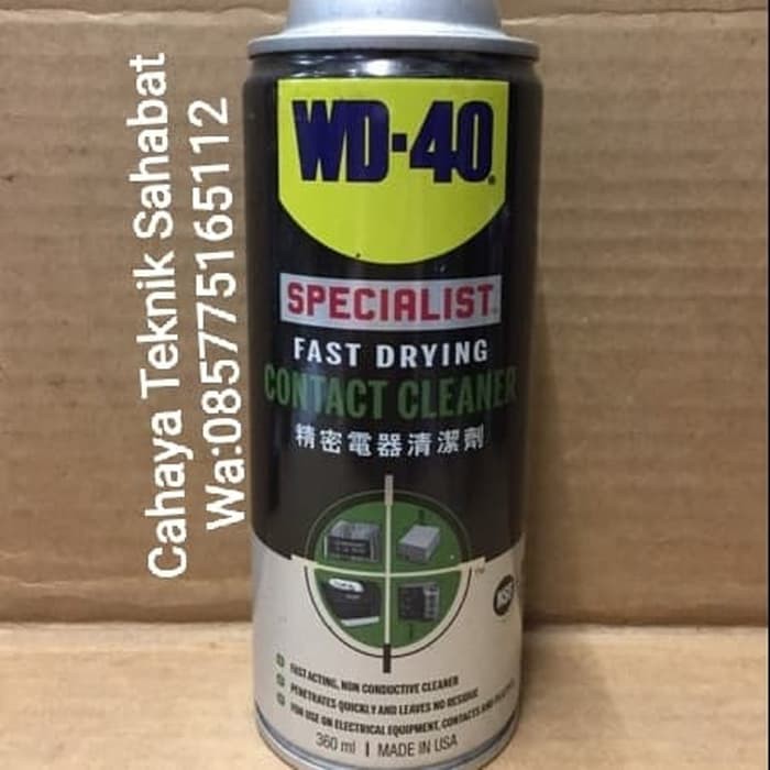 Wd 40 specialist contact cleaner