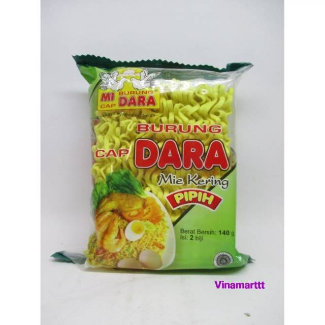 Mie Burung Dara Pipih 140 Gr 24 Pcs Shopee Indonesia