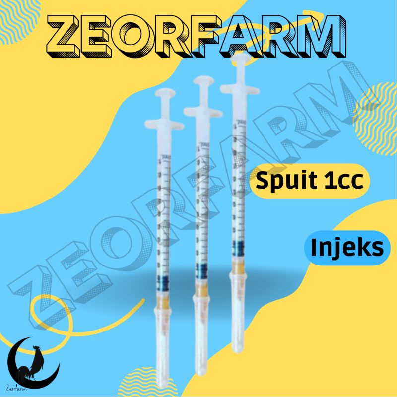 spuit spet 1ml baru di jamin steril zeorfarm