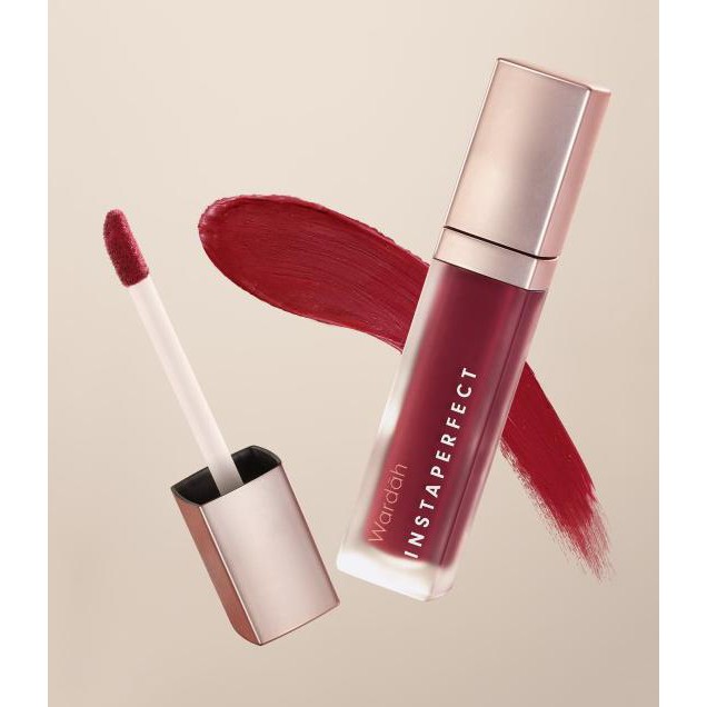 Wardah Instaperfect MATTESETTER Lip Matte Paint 02. DEAR 5.5 g