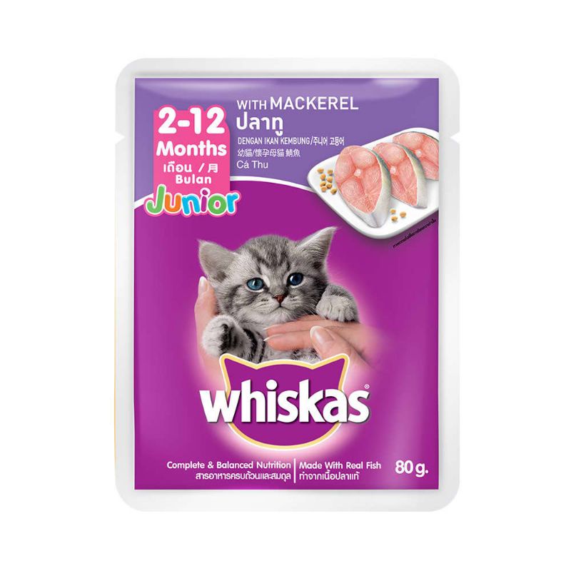 Whiskas Pouch Junior 80gr