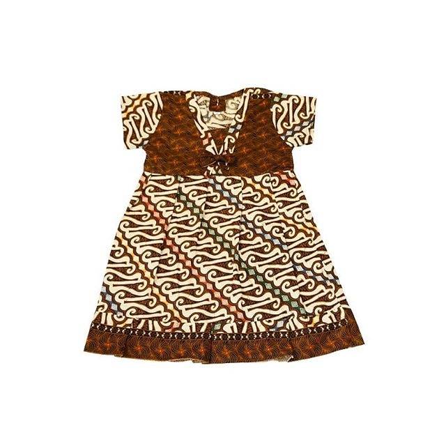 Dress Batik Anak size M/Baju Batik Anak Perempuan